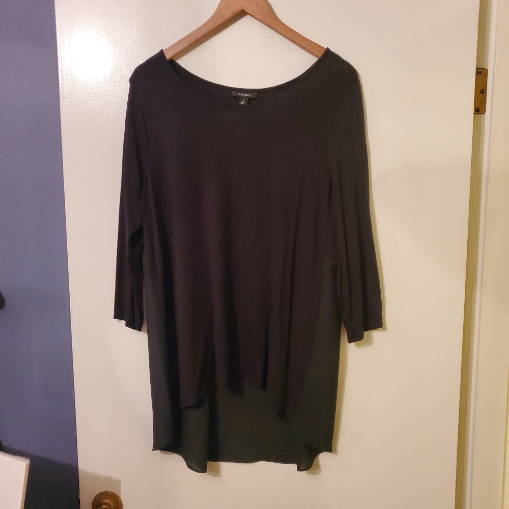 Alfani black blouse